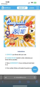 scratch and win past winner sharing rm18