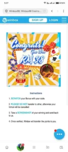 scratch and win past winner sharing rm38