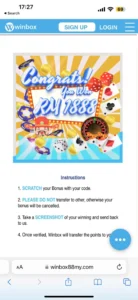 scratch and win past winner sharing rm1888