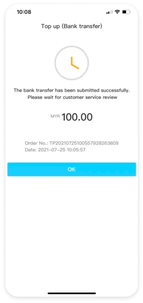 withdraw step 4