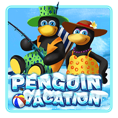 penguin vacation game icon